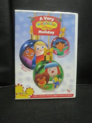 A VERY PLAYHOUSE DISNEY JR HOLIDAY CHRISTMAS DVD 2005, JOJO, SHANNA, HIGGLYTOWN - Immagine 1 di 4
