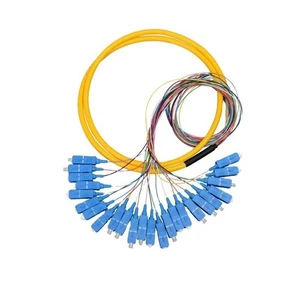 24-rdzeniowy jednomodowy patchcord światłowodowy G652D SC / LC / ST / FC Optic Break Pigtail - Zdjęcie 1 z 10