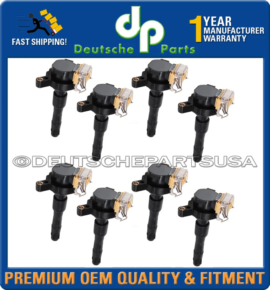 JUEGO DE 8 BOBINAS BOBINA ENCENDIDO DIRECTO BMW E39 535i 96 97 98 99 2000 01 02 03 Foto 1 de 1