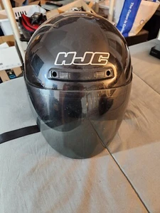 HJC DOT FG-23 Black Helmet Motorcycle Or Scooter Helmet Size Large - Picture 1 of 6
