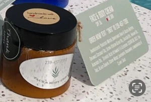Pure Essential Face and Body Cream (2 Oz. Jar) Pure Essential Oils for Scent - Picture 1 of 3