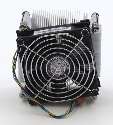 Lenovo 12VDC 4-Pin Ball Bearing CPU Heat Sink with Fan FRU P/N: 71Y9039 Tested - Image 1 of 4