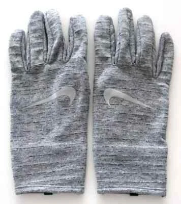 Nike Sphere Running Gloves 4.0 Women's Touch Screen Smoke Grey/Silver - Image 1 of 4