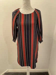 LADIES LA REDOUTE STRIPED SHIFT DRESS UK SIZE 6 BRAND NEW - Picture 1 of 5