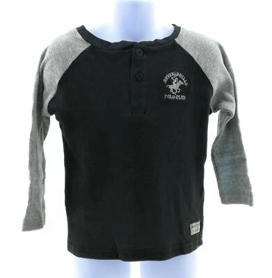 Beverly Hills поло клуб ребенка ясельного возраста мальчика синий и серый рубашка размер 4T - Изображение 1 из 4