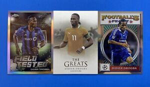 Didier Drogba - 2021-22 Topps Futera (3) Card Lot - Chelsea - Ivory Cost