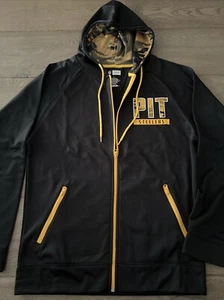 NFL Men's Pittsburgh Steelers Full Zip Camo Hoodie Size M - Picture 1 of 2