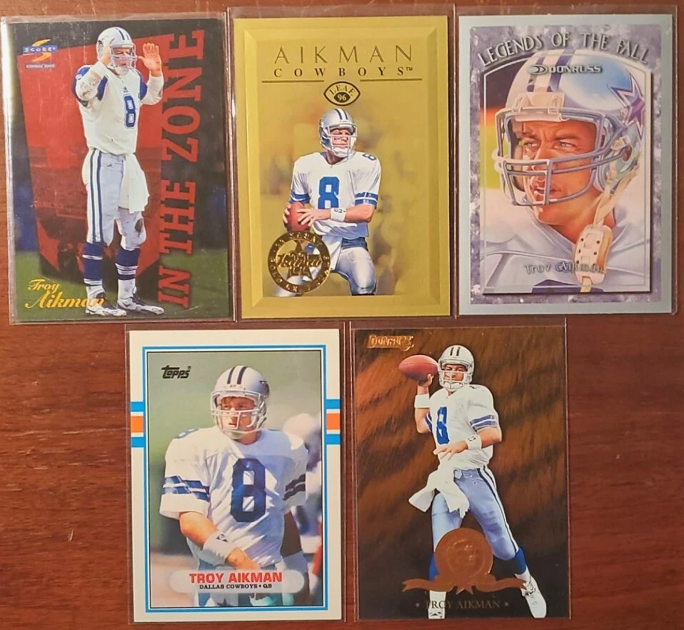 Assorted Troy Aikman Cards (You Pick) Base, Parallels, Inserts, Short Prints RCs - Image 1 of 1