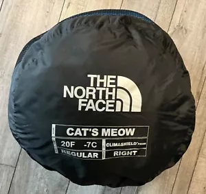 North Face Cat’s Meow Polar Guard Sleeping Bag 20F -7C Regular Size (82"x33") - Picture 1 of 3