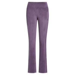 Girl's Adidas Purple Vented Velour Flare Leg Pants Size Large (14) MSRP $35 - Picture 1 of 10