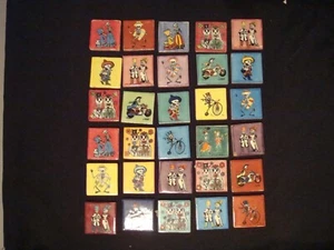 Lot of 30 pc. Day of Dead  Mexican 2" Tile, Dia Los Muertos, Kitchen Project  - Picture 1 of 3