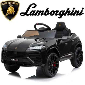 Lamborghini 12 V Powered Ride on Cars Remote Control Battery Powered Black - Picture 1 of 4