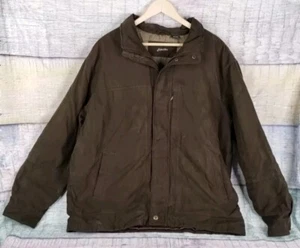 St John's Bay Soft Suede Style Brown Zippered Jacket Coat - Size XL - Picture 1 of 19
