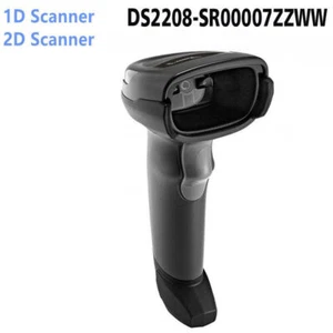 Escáner de código de barras de rango estándar USB portátil Zebra DS2208-SR00007ZZWW 1D/2D - Imagen 1 de 5