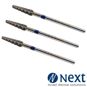 Lot X 3 Dental HP Carbide Cutters Burs DFS Germany made acrylic flex valplast  - Picture 1 of 3