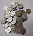 New Listing1 Lot of 54 each 90% Silver Us Roosevelt Dimes - All Pre 1964