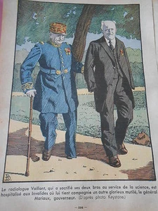Le Radiologue qui a sacrifié ses deux bras pour la sicence dessin Print 1935 - Picture 1 of 1
