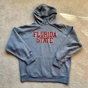 Jansport Florida State Seminoles Sweatshirt Hoodie Embroidered Size Large L Grey - Picture 1 of 2