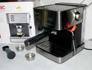 Solac CE4481 Espresso Cappuccino Pad Kaffeeautomat 20Bar 850W 1,6L Edelstahl BLK - Bild 1 von 12