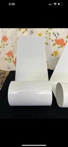 4 Mid Century White Metal Enamel Coil Bookworm Bookends by Teleflora of England - Picture 1 of 20