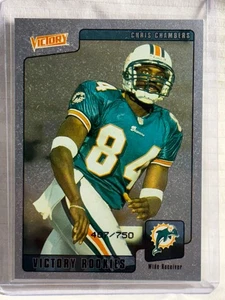 2002 Upper Deck Victory Football Chris Chambers #407/750 - Bild 1 von 3