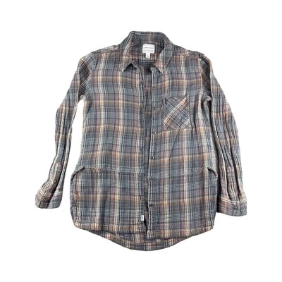 Camisa Melrose And Market para mujer 2XS XXS a cuadros abotonados multicolor manga larga Foto 1 de 4