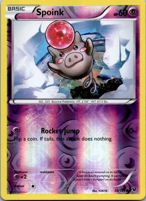 Spoink 30/124 XY - Fates Collide Reverse Holo NM - Image 1 of 2