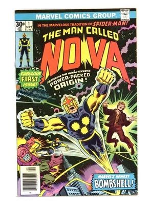 Nova 1 (FVF) Richard Rider primera aplicación + origen ZORR Buscema 1976 Marvel Comics h856 Foto 1 de 2
