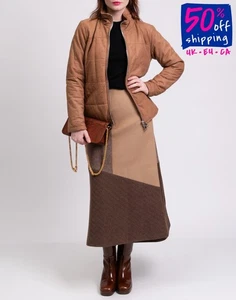 RRP€1225 GIORGIO BRATO Suede Leather Jacket US10 IT46 XL Padded Worn Look - Picture 1 of 12