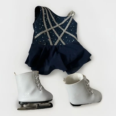 Комплект олимпийского фигурного катания на коньках American Girl Team USA для кукол 18 дюймов - Изображение 1 из 4