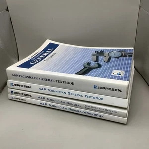 Jeppesen A & P Technician Textbooks Test Guides Workbooks Series See Pics - Picture 1 of 7