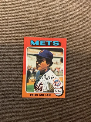 1975 Topps Baseball #644 Felix Milan New York Mets - Image 1 of 2