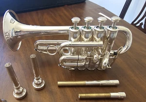 Henri Selmer Paris 365 piccolo trumpet Bb/A 365A 365B 703 - PRICE REDUCED!!! - Picture 1 of 8