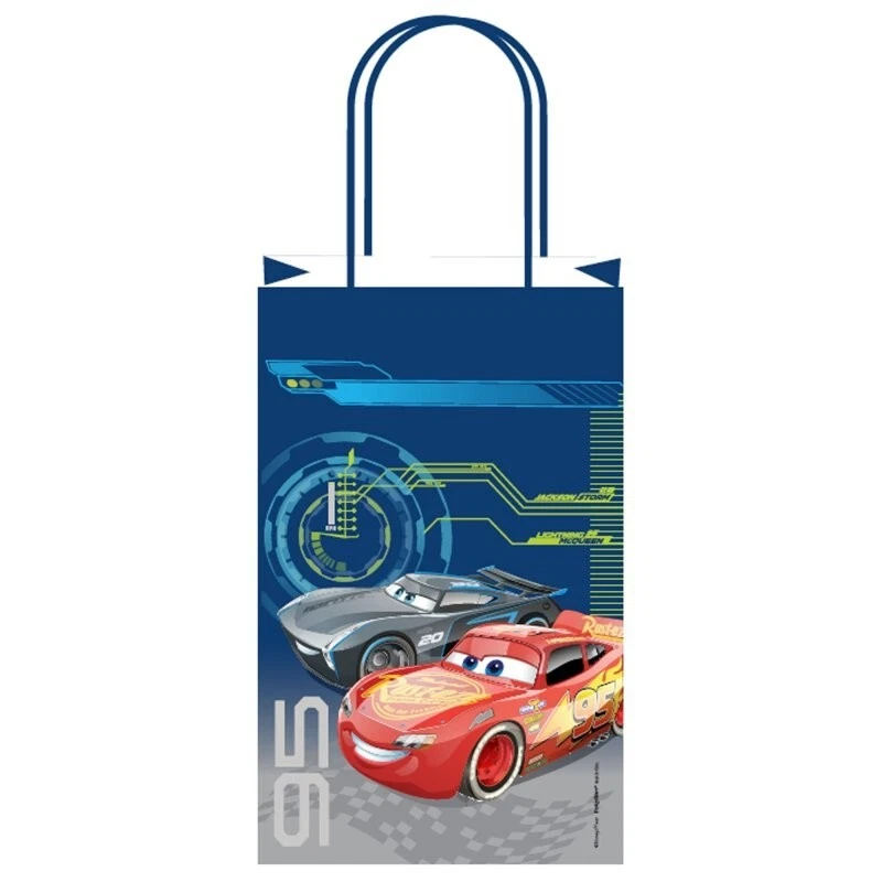 8pcs Cars Paper Lolly Gift Bag Party Supplies Kids Birthday Decoration - image 1 of 1