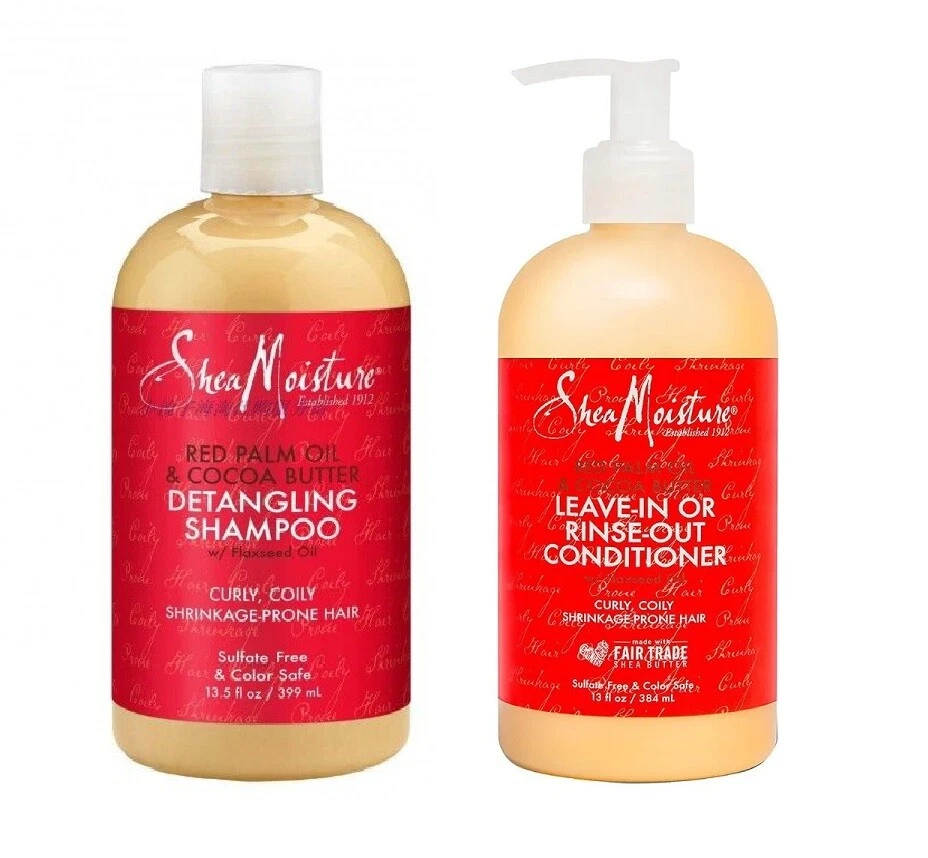 Shea Moisture Red Palm Oil & Cocabutter Conditioner|Detangling Shampoo Full Range