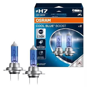 Kit Coppia 2 Lampade Lampadine Osram Cool Blue Boost H7 62210CBB-2HB Auto 5.500K - Imagen 1 de 3