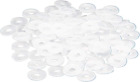 200Pcs White Flat Nylon Rubber Washer Gasket Assortment For Faucet Shower Head W