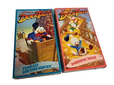 Disney's Duck Tales 2 VHS Lot Fearless Fortune Hunter Daredevil Ducks Movies - Image 1 of 4