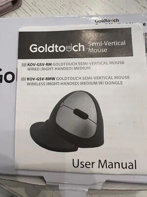 GOLDTOUCH KOV-GSV-RMW ERGONOMIC MEDIUM SEMI VERTICAL - Image 1 of 4