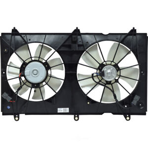 Dual Radiator and Condenser Fan Assembly UAC FA 70211C fits 05-07 Honda Accord
