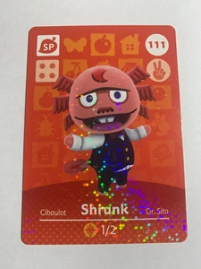 Shrunk #111 Animal Crossing Amiibo Card Nintendo Pack Fresh - Picture 1 of 1