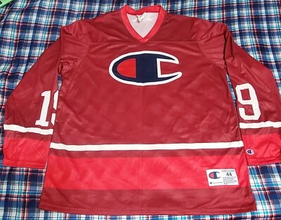 Camiseta deportiva de hockey de manga larga Champion para hombre talla grande (44)  Foto 1 de 4