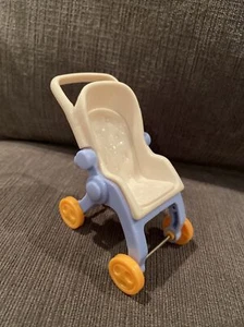 Fisher Price Loving Family Dollhouse Accessories Baby Stroller Pram - Picture 1 of 4