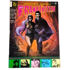 Castle of Frankenstein 1971 Magazine No 16 Robert Bloch Hammer Film Dark Shadows - Picture 1 of 11