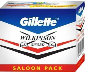 500 GILLETTE WILKINSON SWORD RAZOR BLADES Double Edge Safety Blade(100%Original) - Picture 1 of 2