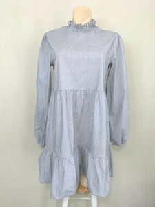 Neu ohne Etikett Zara elastisches Kleid elastischer Ausschnitt Gr. S #C1249 0219 304 803 - Bild 1 von 6