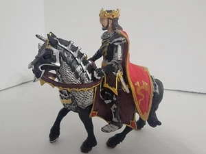 DRAGON KNIGHT on Horse Medieval Figure - 2013 Schleich World of Knights - Picture 1 of 10