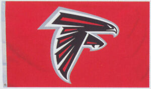 NFL Atlanta Falcons Huge 3'x5' Licensed Logo Flag / Banner - Free Shipping