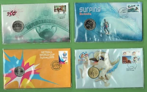 #PP.    #1.   FOUR (4)  PNC STAMPED ENVELOPES - SPORTING  - Picture 1 of 2