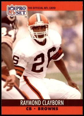 Raymond Clayborn #471 1990 Pro Set - Image 1 of 2